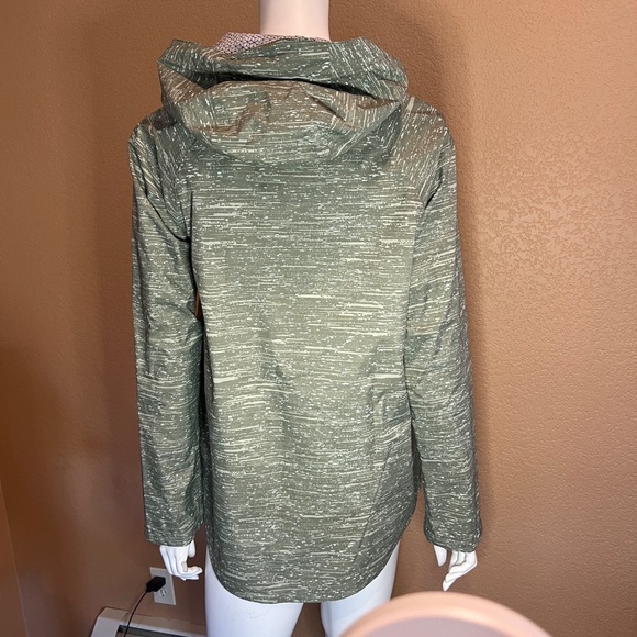 COLUMBIA WHISPER RIDGE PRINTED JACKET GREEN WOMEN'S Medium OMNI-WICK EVAP - Picture 2 of 8